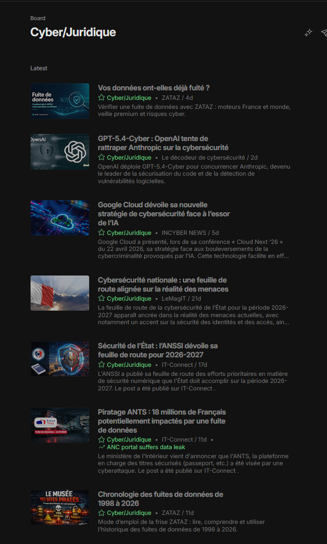 Board cybersécurité